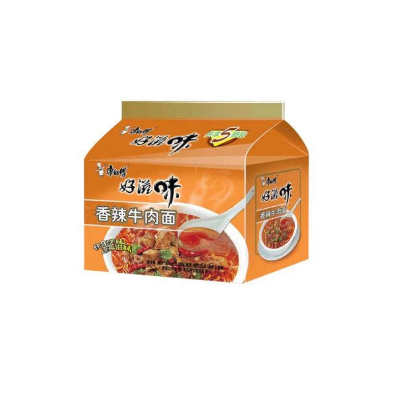Master Kong · Good Taste Spicy Braised Beef Instant Noodle (5*91g)