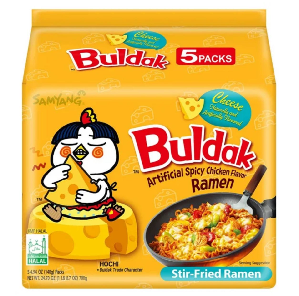 Samyang · Hot Chicken CHEESE Ramen Soup(140g*5)