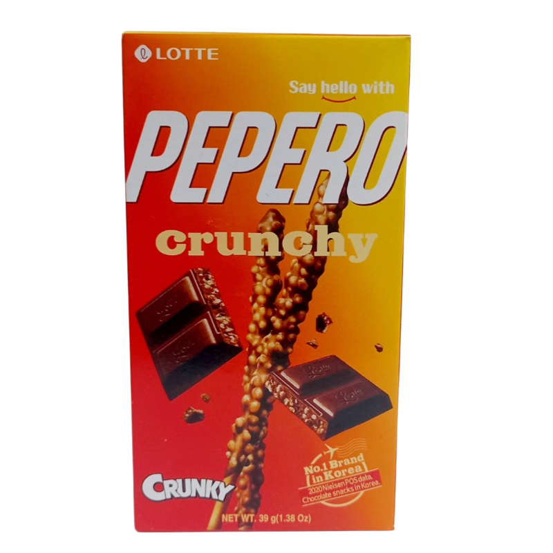 LOTTE Chocolate Covered Biscuit Stick Biscuit Puffs (39g)