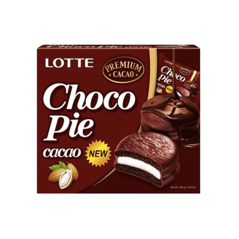 LOTTE Choco Pie Cacao Flavor (336g)