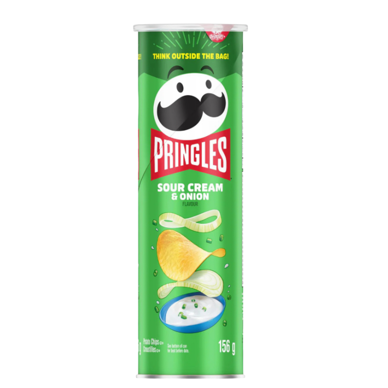 Pringles Sour Cream & Onion Flavour (156g)