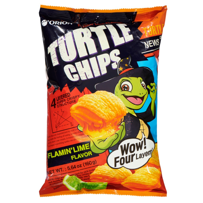 Orion · Turtle Chips Flamin’Lime Flavor(160g)