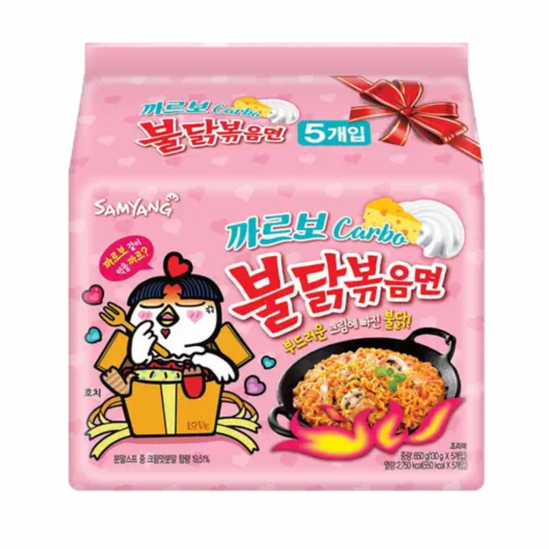 Samyang · Hot Chicken CREAM CARBONARA Ramen Soup(130g*5)