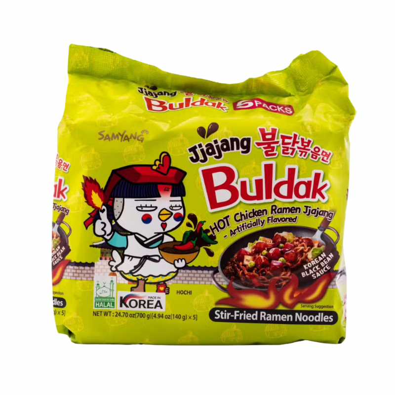 Samyang · Buldak Ramen Hot Chicken Jjajang Flavor(140g*5)