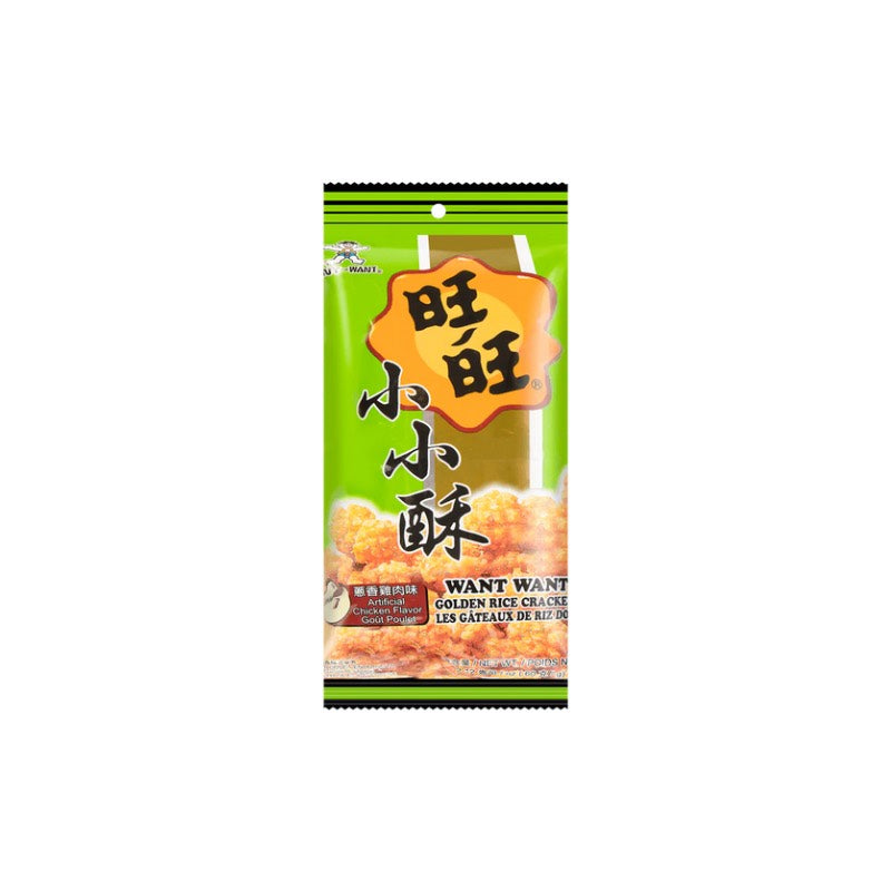 Want Want · Chicken Flavor Golden Rice Crackers (60g)