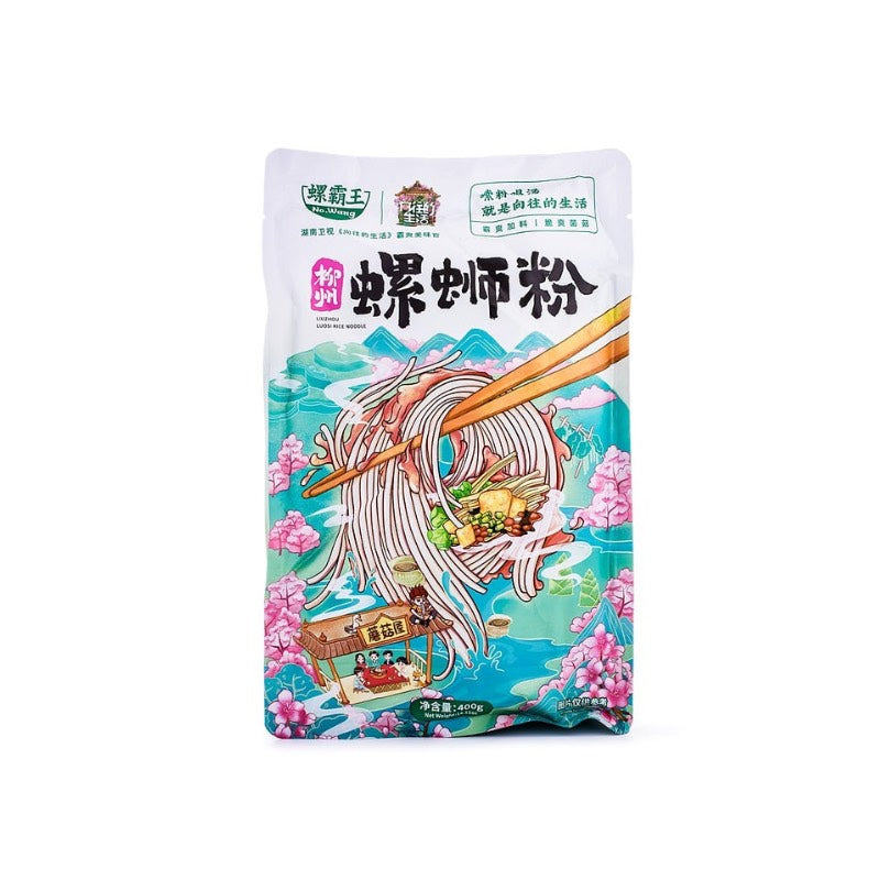LuoBaWang · Mushroom Flavor River Snails Rice Noodle (400g)