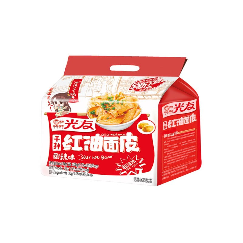 Guang You · Spicy Flavor Wide Noodle (4*100g)