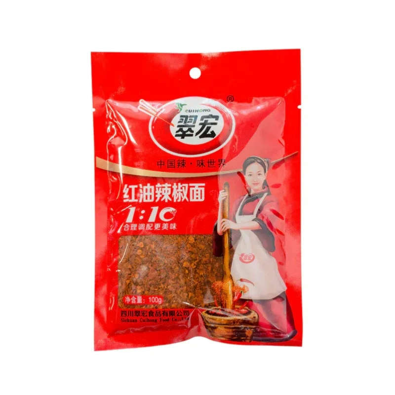 Cui Hong · Red Oil Chili Powder 1：10 (100g)