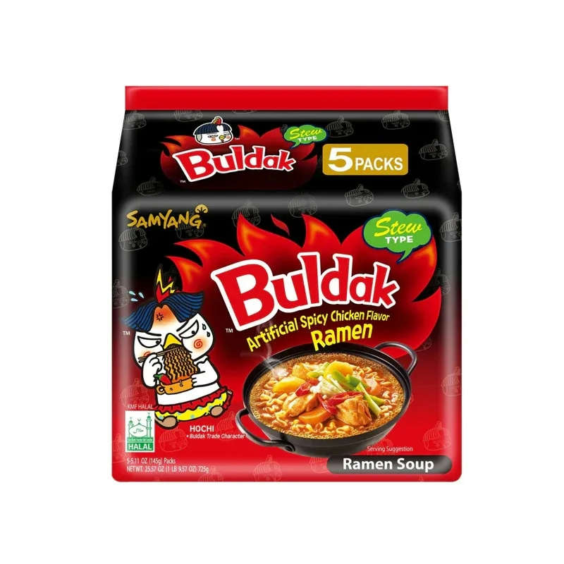 Samyang · Stew Type Buldak Hot Chicken Ramen (5*140g) Expire date: 2024-07-10