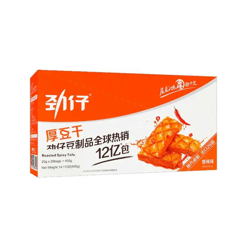 JinZai · Spicy Flavor Dried Tofu(20*20g)