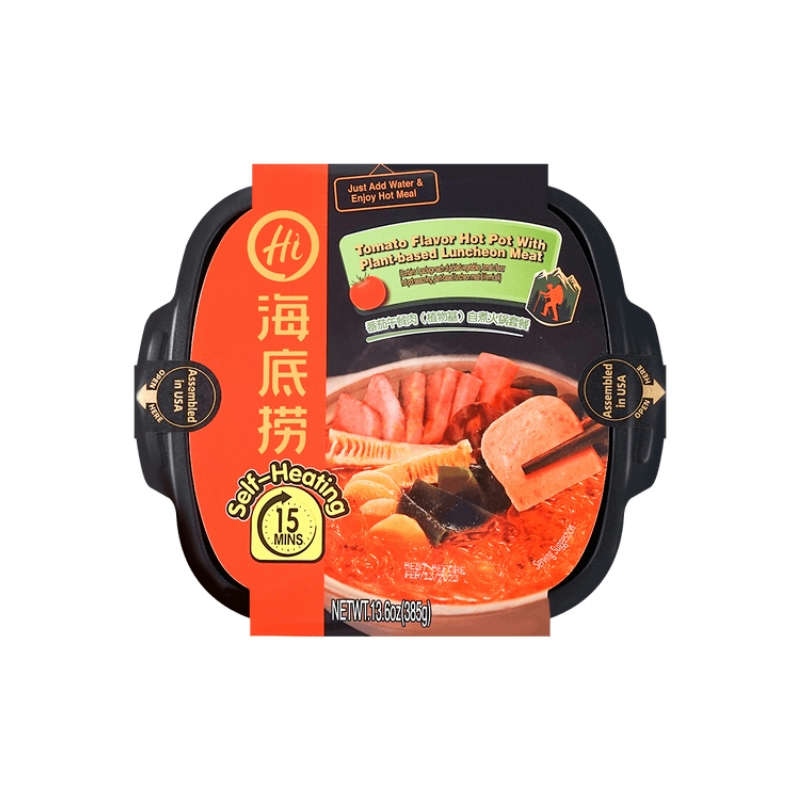HaiDiLao · Tomato Plant-Based Pork Luncheon Self-cooking Hot Pot (315g)
