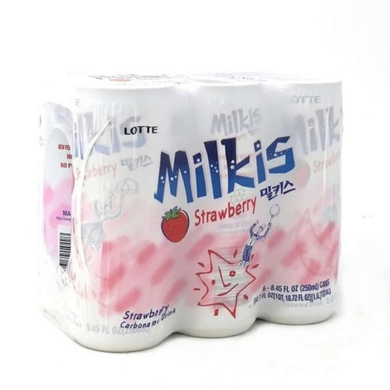 Lotte · Milkis Carbonated Milk Drink Series(6*250ml)