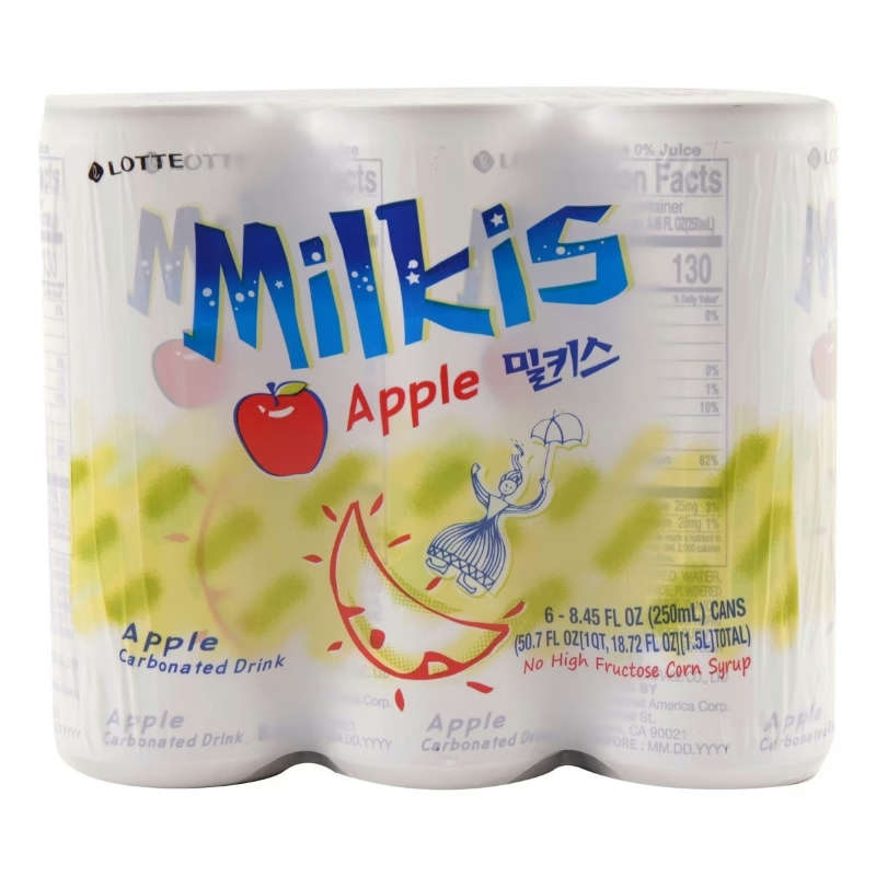 Lotte · Milkis Carbonated Milk Drink Series(6*250ml)