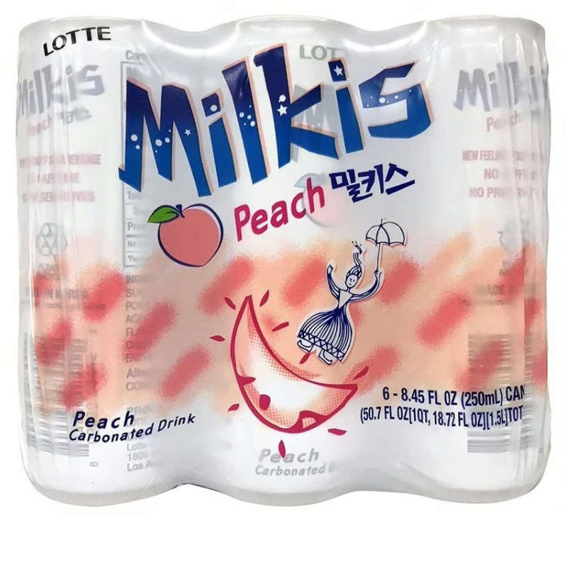 Lotte · Milkis Carbonated Milk Drink Series(6*250ml)