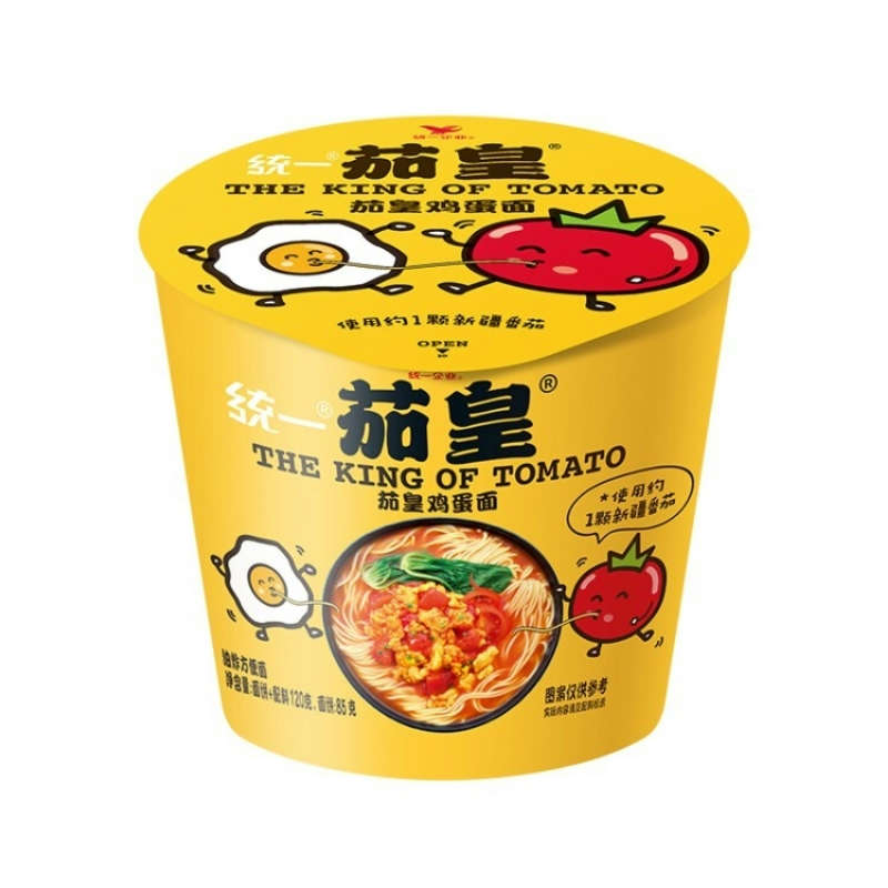 Unif · Tomato&Egg Flavor Tomato King Cup Noodles(120g)