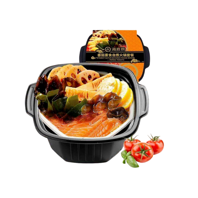 HaiDiLao · Tomato Flavor Mini Vegetable Self-Heating Hot Pot (205g)
