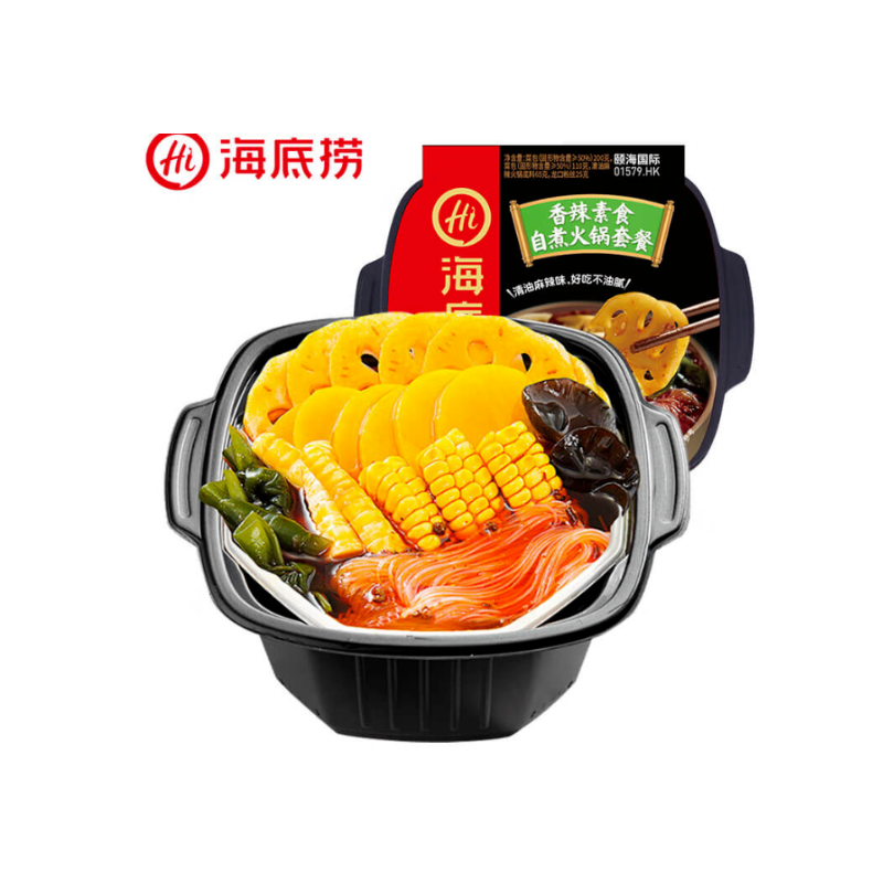 HaiDiLao · Spicy Flavor Mini Vegetable Self-Heating Hot Pot (195g)