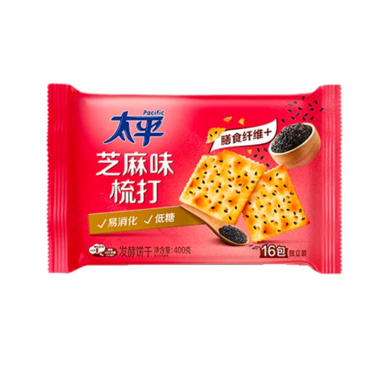 Tai Ping · Sesame Flavored Soda Biscuits (400g)