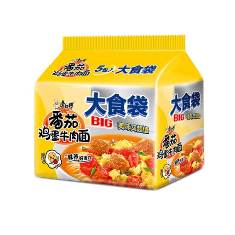 Master Kong · Big Eat Bag Beef Tomato Noodles(5*162g)