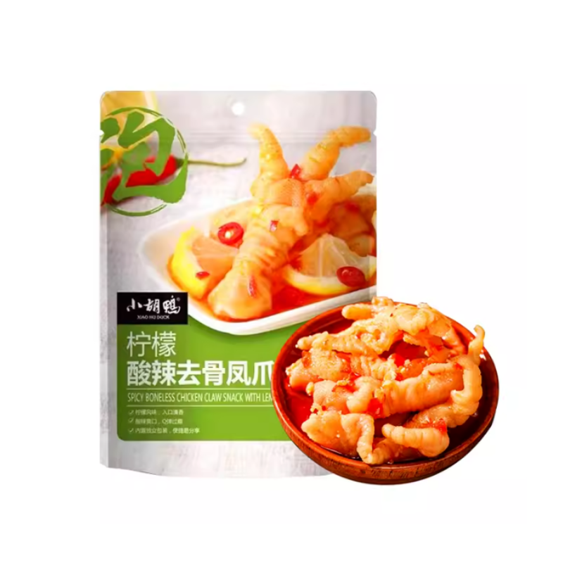 XiaoHuYa · Lemon Flavored Boneless Chicken Feet Flavor (90g)