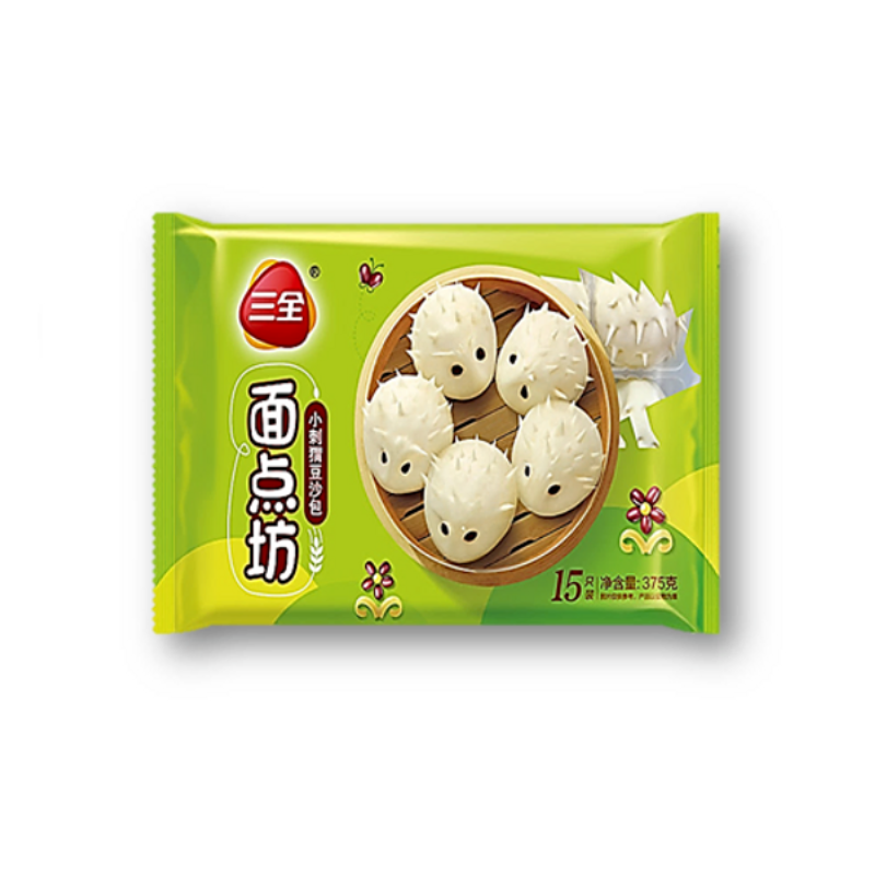 San Quan · Hedgehog Shaped Bean Paste Buns (375g)