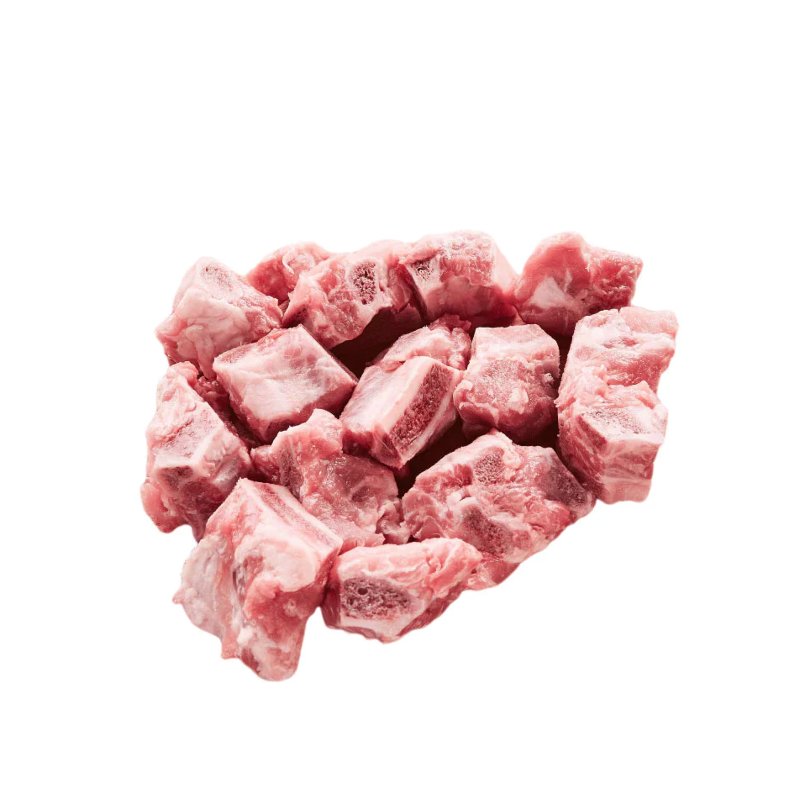 Frozen Pork Spare Ribs Cut in Cubes (1LB/Pack)