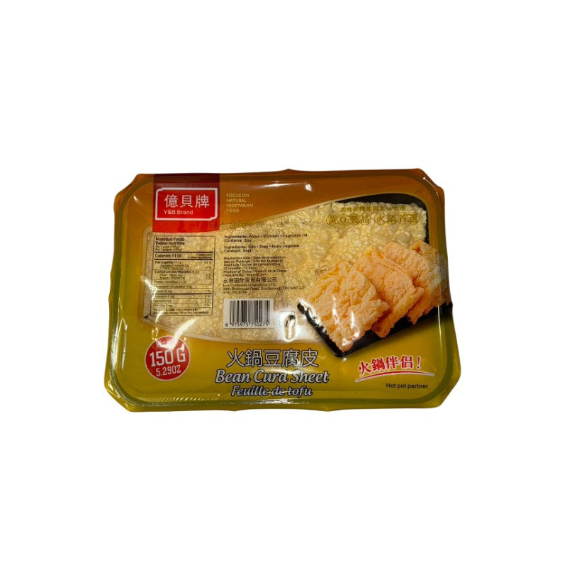 Y&B · Bean Curd Sheet (150g)