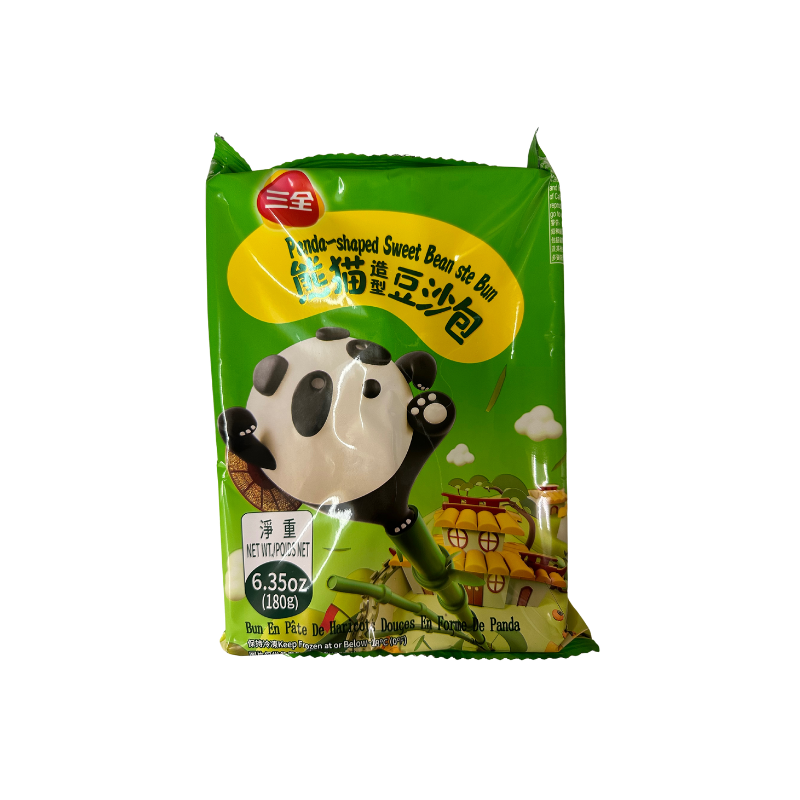 San Quan · Panda Shape Frozen Redd Bean Paste Bun (180g)