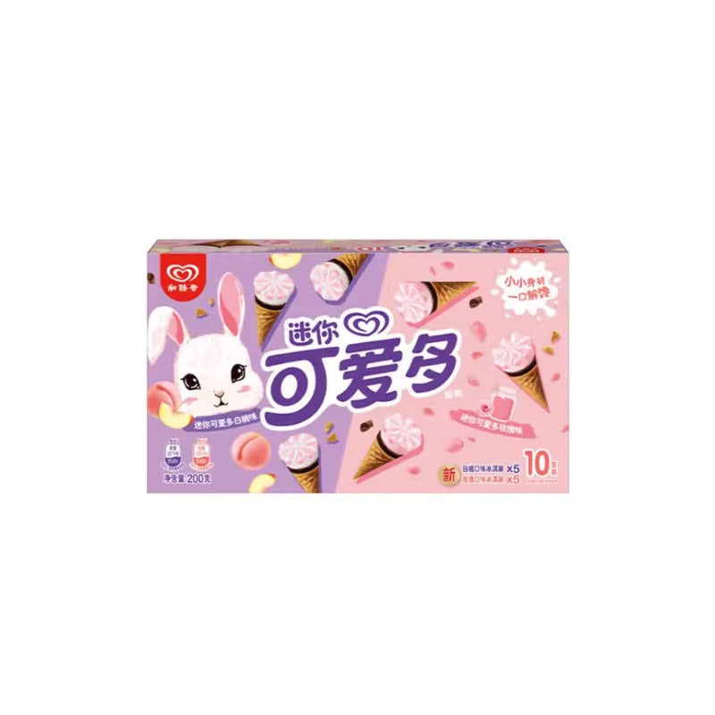 迷你可爱多 · 白桃玫瑰口味冰淇淋 (20g*10)