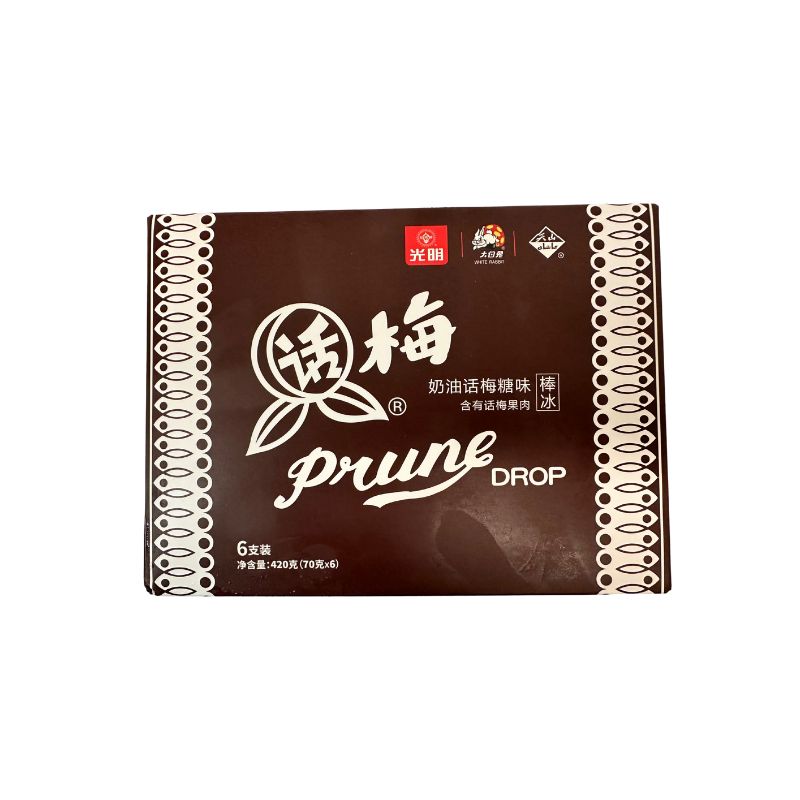 Guang Ming · Preserved Plum Flavor Ice Cream Bar (6*70g)