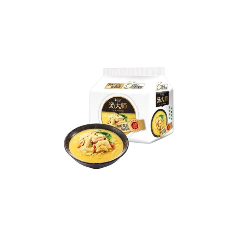 Master Kong · Soup Master Stewed Chicken With Wolfberry Fish Maw Instant Noodles (5*110g)