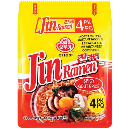 Ottogi · Spicy Jin Ramen (4*120g)