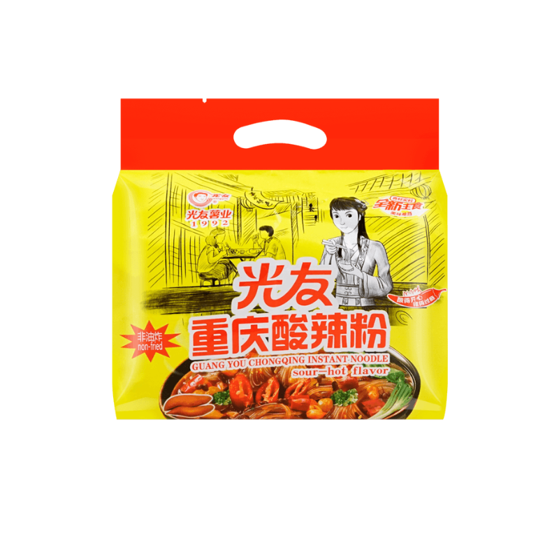 Guang You · Chongqing Hot & Sour Instant Noodles (4*90g)