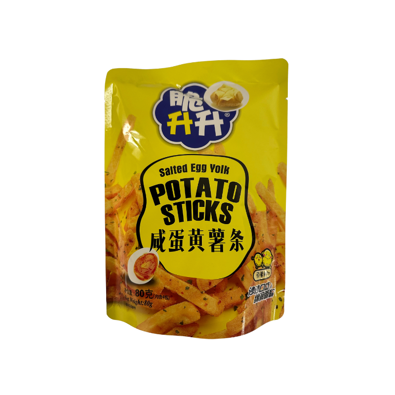 CuiShengSheng · Salted Egg Yolk Flavor Potato Sticks (80g)