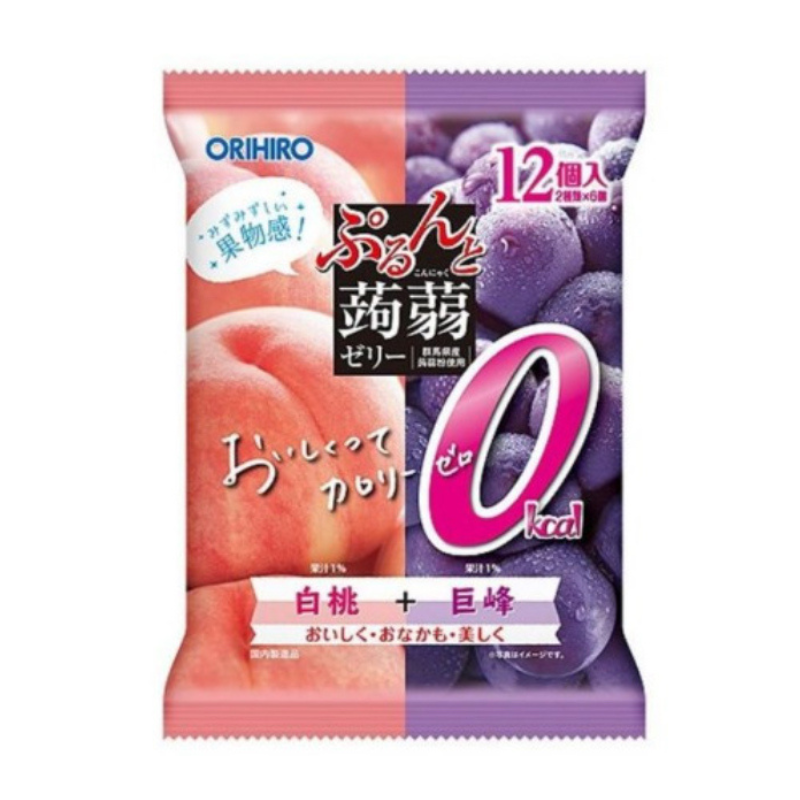 ORIHIRO · Konjac Jelly Peach & Grape Flavor(240g)