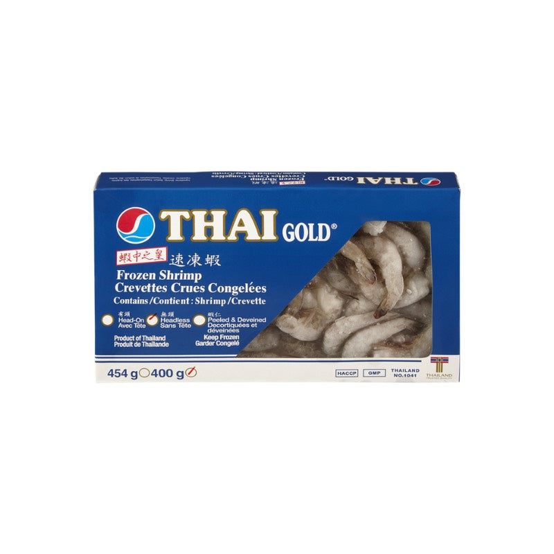 THAI Gold · Headless Frozen Shrimp (380g)