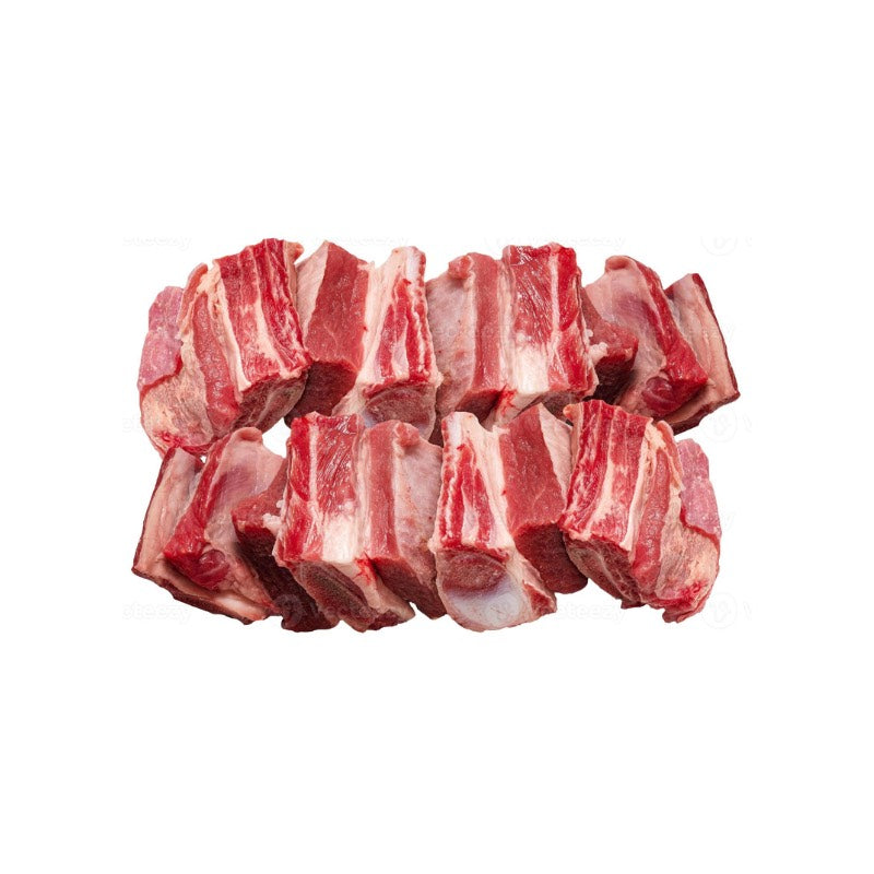 Frozen Beef Ribs Cut In Cubes (1LB/Pack)