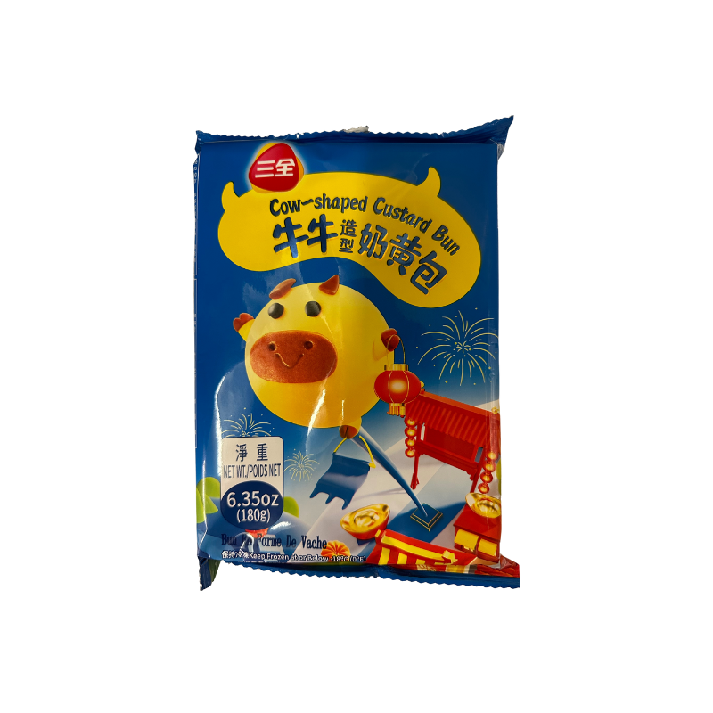 三全 · 牛牛奶黄包 (180g)