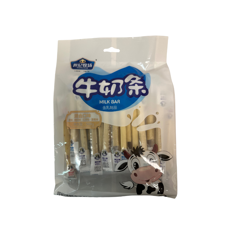 SHi Ji Mu Chang · Mix Flavor Milk Stick Candy (500g)