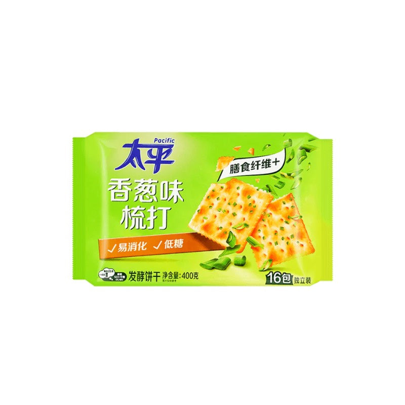 Pacific · Green Onion Flavor Soda Crackers (400g)