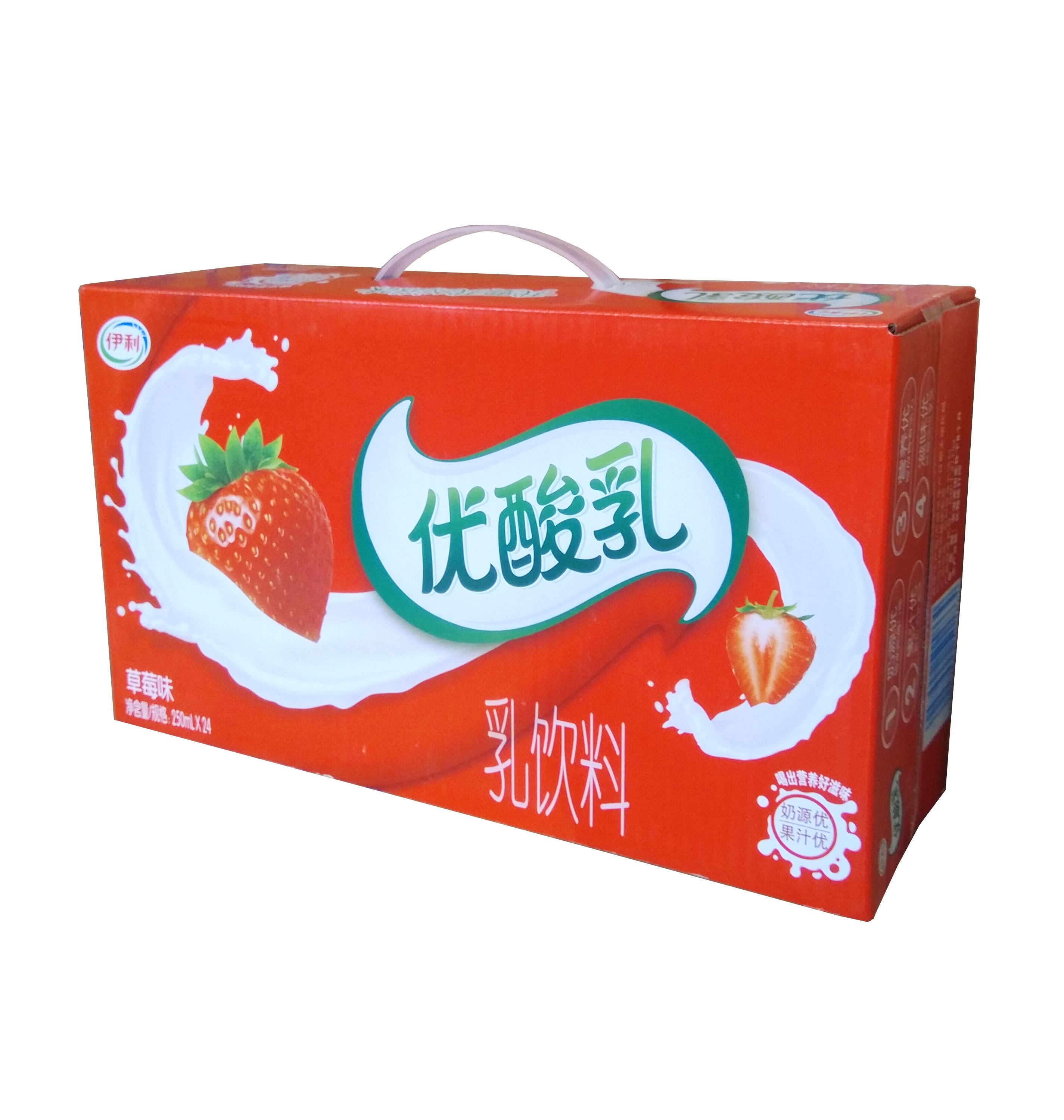 YiLi · Strawberry Flavor Yogurt Milk Drink (24*250ml)