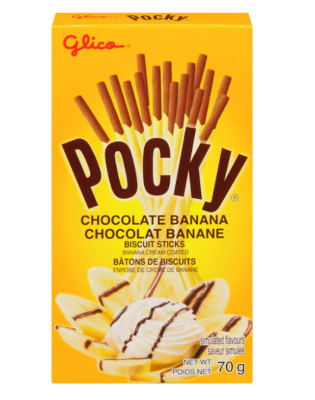 Pocky · Chocolate Banana Biscuit Sticks (70g)