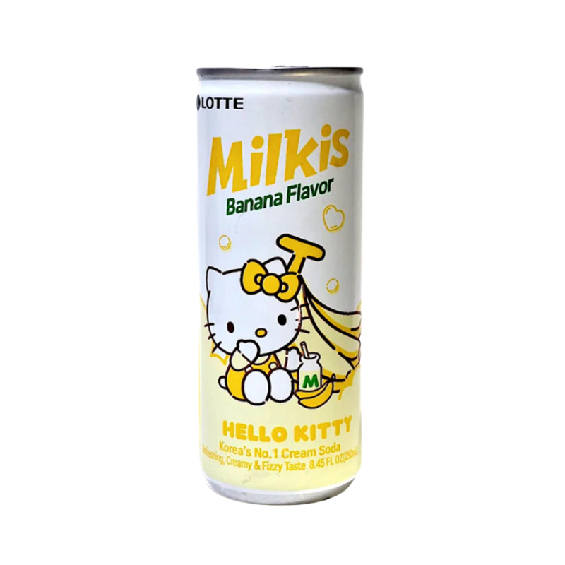 LOTTE · Milkis Banana Flavor Cream Soda(250ml)