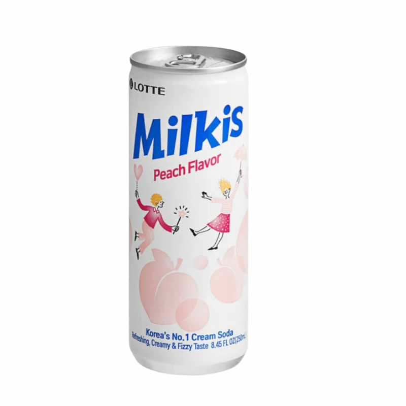 LOTTE · Milkis Peach Flavor Cream Soda(250ml)