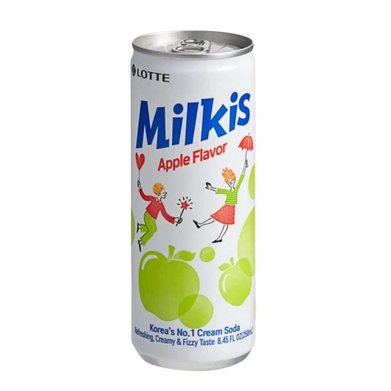 LOTTE · Milkis Apple Flavor Cream Soda(250ml)