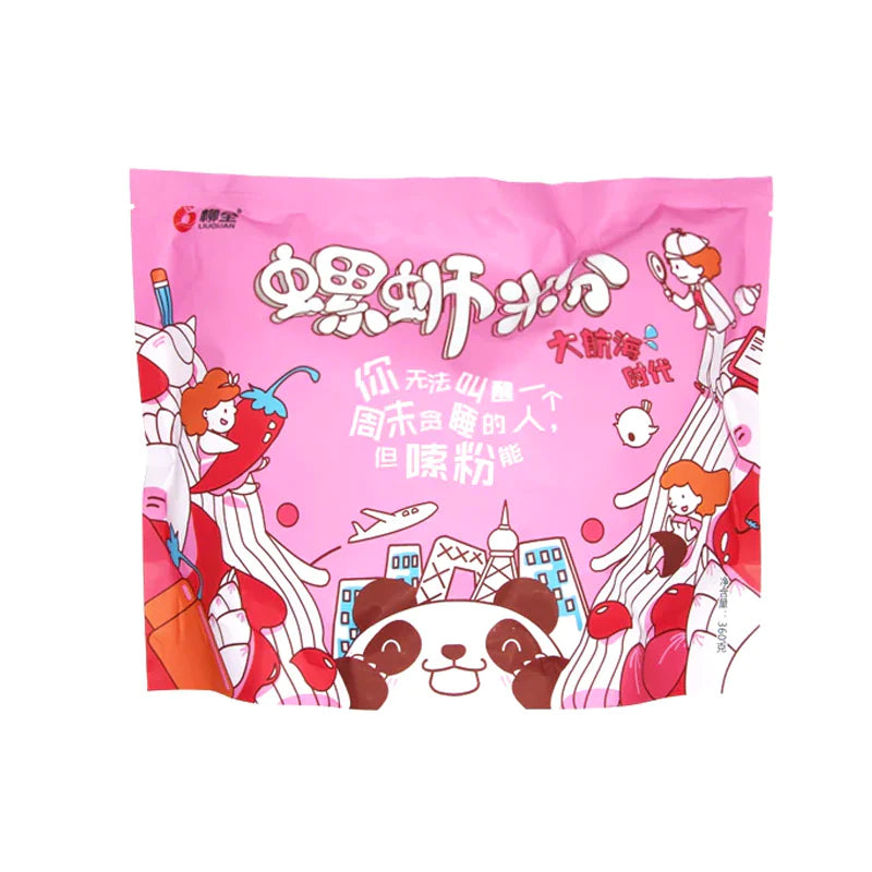 LiuQuan · Pink Package River Snails Rice Noodle (360g)
