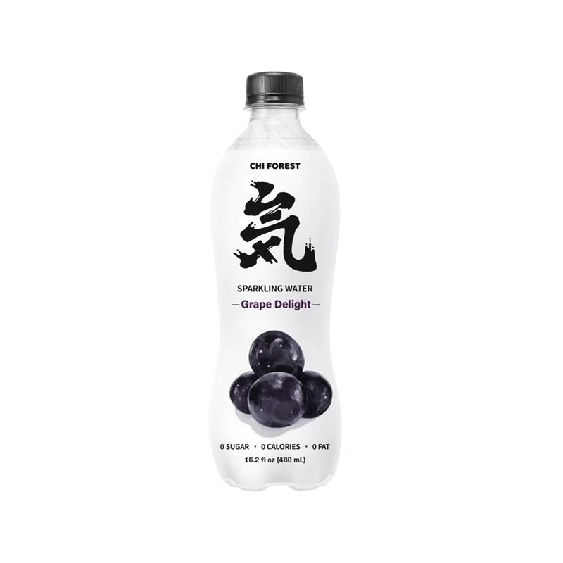 Chi Forest · Grape 0 Kcal Sparkling Water (480ml)