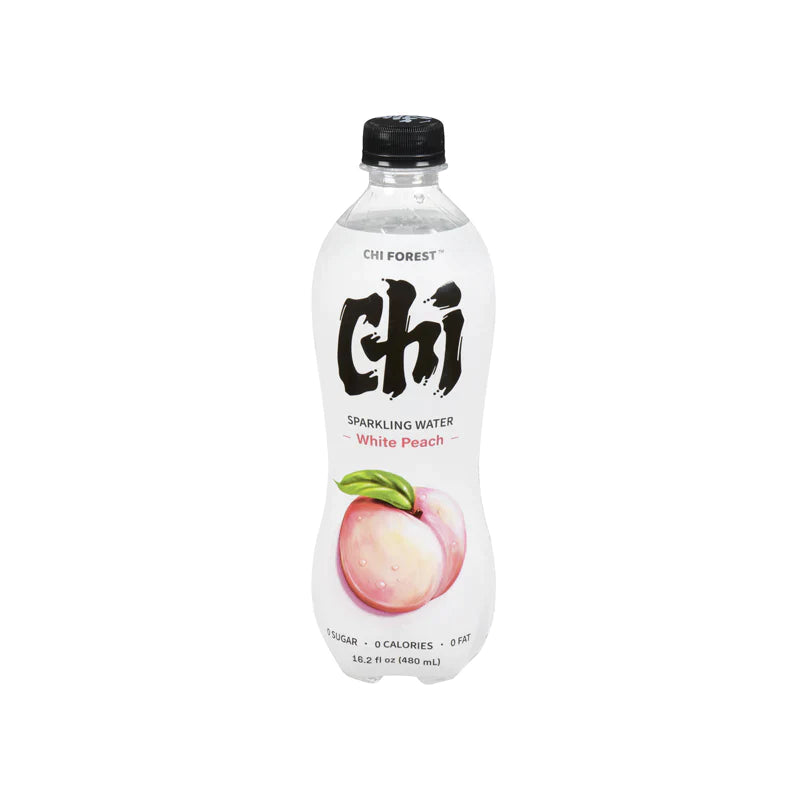 Chi Forest · Peach Flavor 0 Kcal Sparkling Water (480ml)