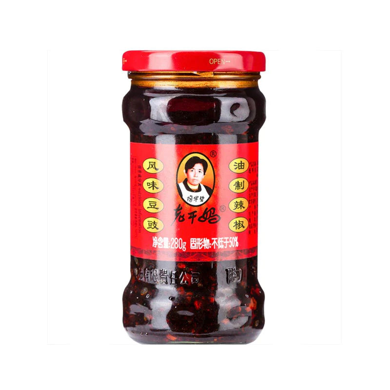 Lao Gan Ma · Black Beans Chili Oil (280g)