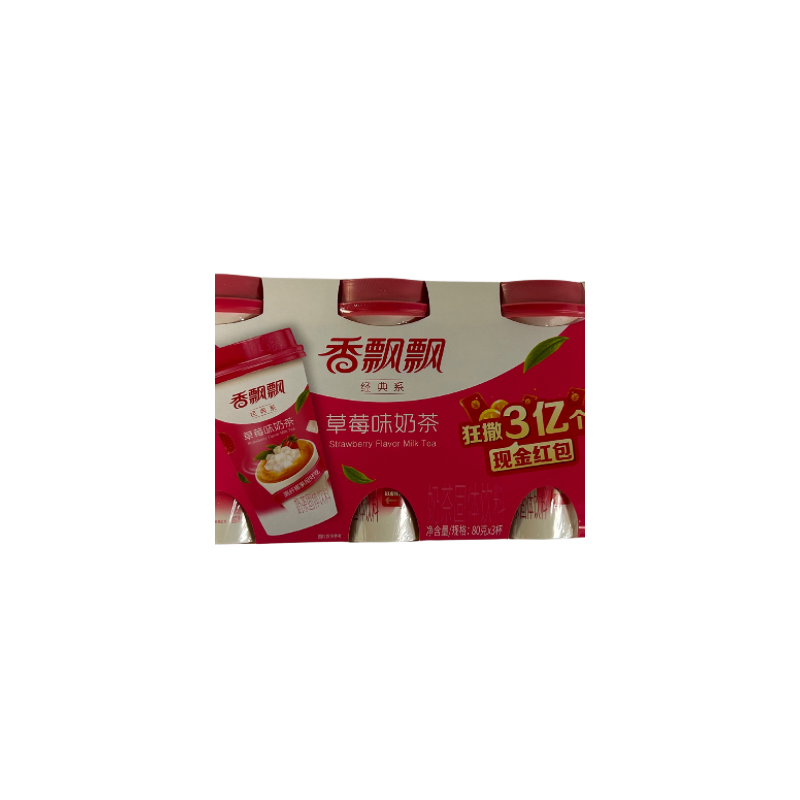 XIANG PIAO PIAO · Strawberry Milk Tea Powder (80g * 3)